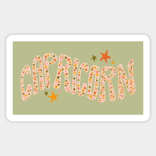 Starry Capricorn Sticker